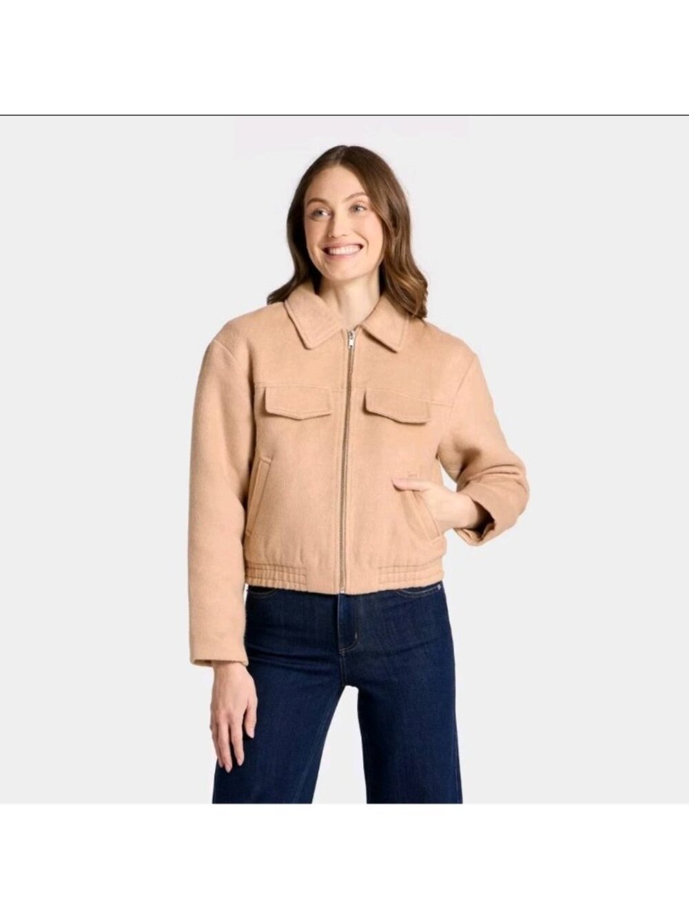 Women Wool Fashion Jacket - Universal (WL469)